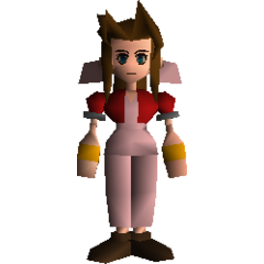 final fantesy aerith before localization