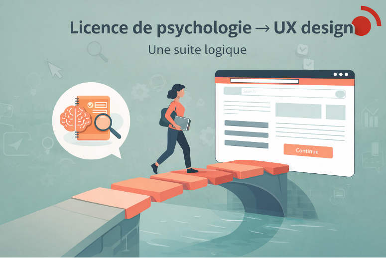 Réorientation après une licence psychologie : et si l’UX design était votre terrain naturel ?